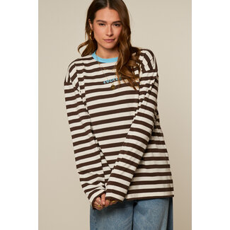 My Jewellery bruin gestreepte longsleeve