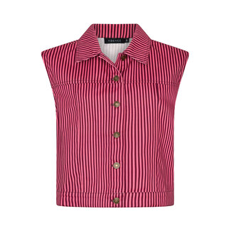 Ydence gilet marit coral pink