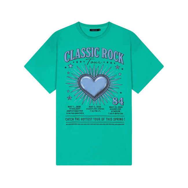 Ydence t-shirt classic rock sea green