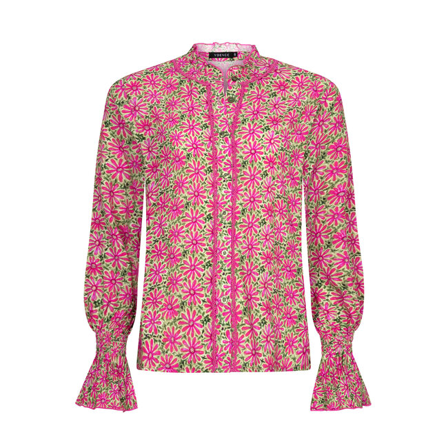 Ydence blouse francessa pink flower