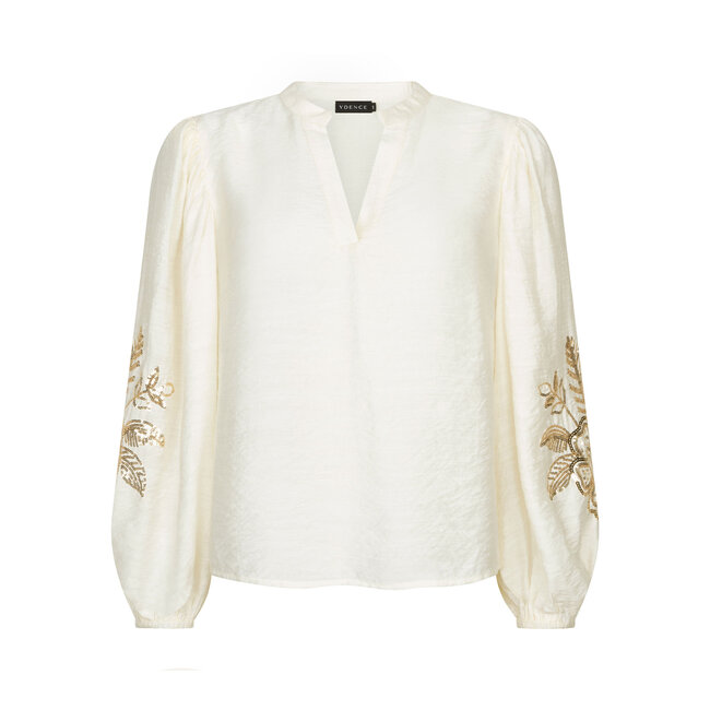 Ydence blouse rose ecru