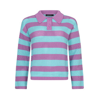 Ydence knitted top agnes violet
