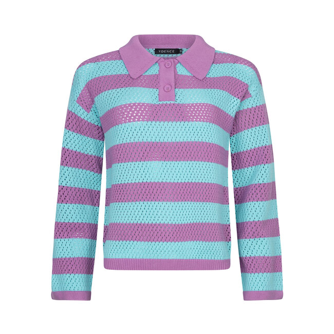 Ydence knitted top agnes violet