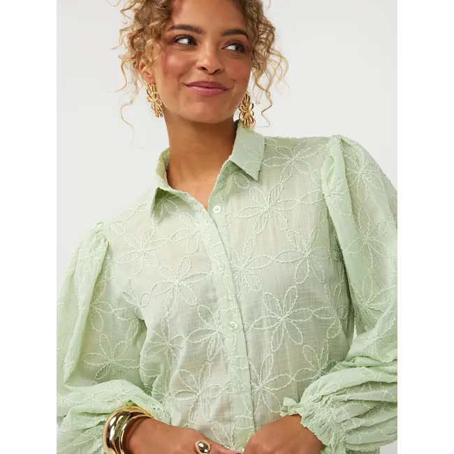Ydence blouse isamae soft green