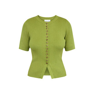 Sisterspoint halia lime green top