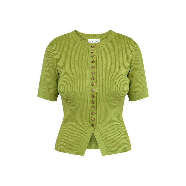 Sisterspoint halia lime green top