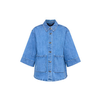 Sisterspoint olea jacket mid blue