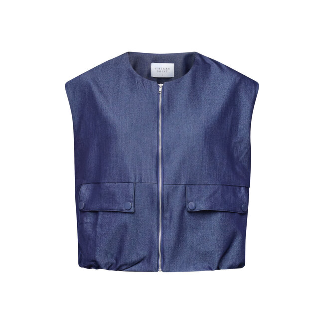 Sisterspoint  garwin gilet denim