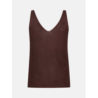 Ydence knitted top lux brown