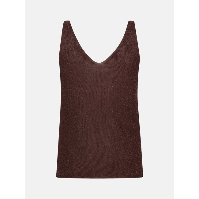 Ydence  knitted top lux brown