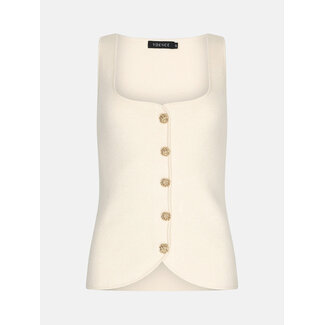 Ydence knitted top mella ecru