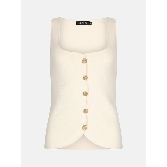 Ydence  knitted top mella ecru