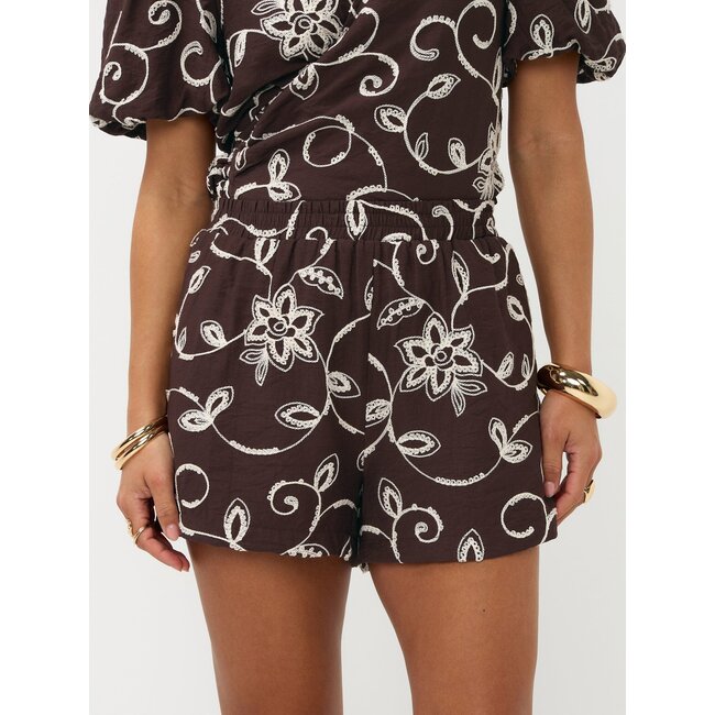 Ydence short zoey dark brown