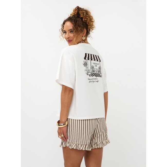 Ydence  t-shirt ydence cafe off white
