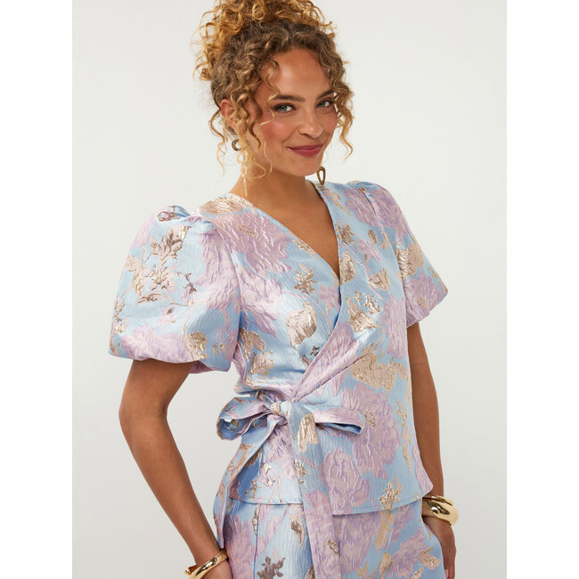 Ydence Top liza light blue