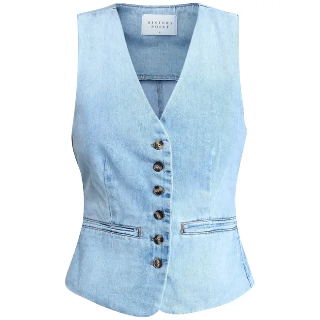 Sisterspoint Faba gilet jeans
