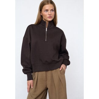 Sisterspoint hike half zip d.chocolate