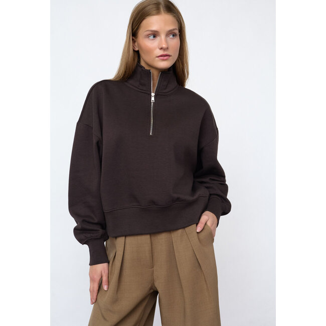 Sisterspoint hike half zip d.chocolate