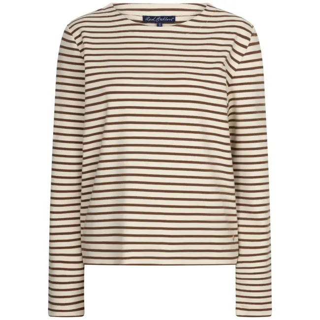 Red Button terry stripe espresso