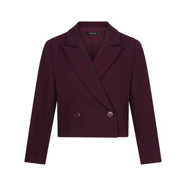 Ydence blazer ayla aubergine