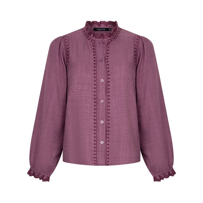 Ydence blouse hannah mauve