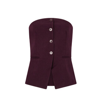 Ydence top asher aubergine