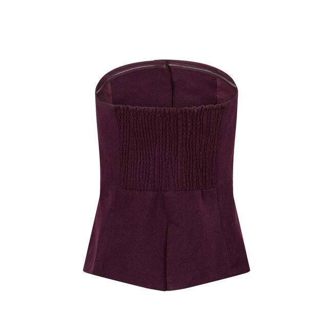 Ydence top asher aubergine