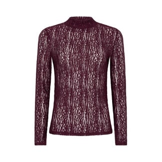 Ydence top roberta aubergine