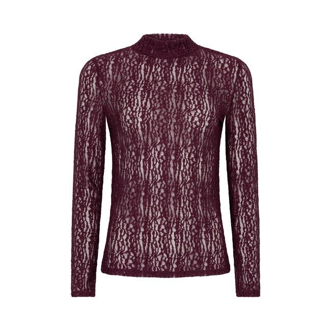 Ydence top roberta aubergine