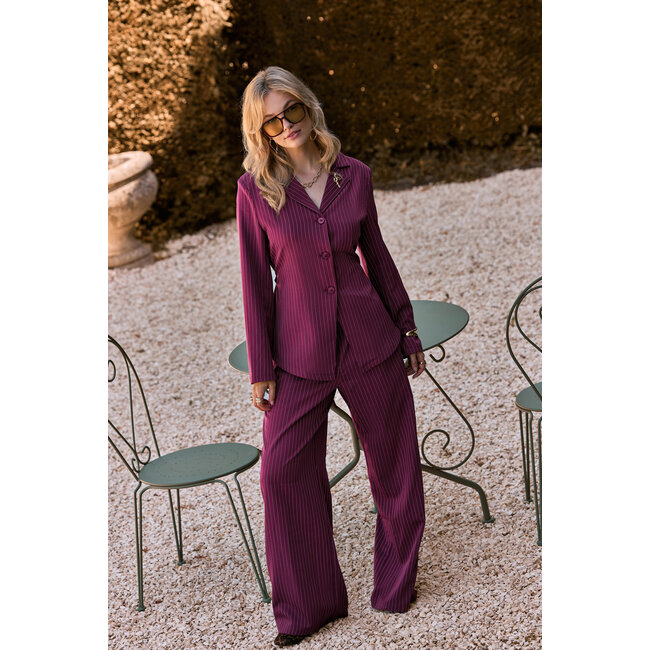 Ydence blouse shannon plum