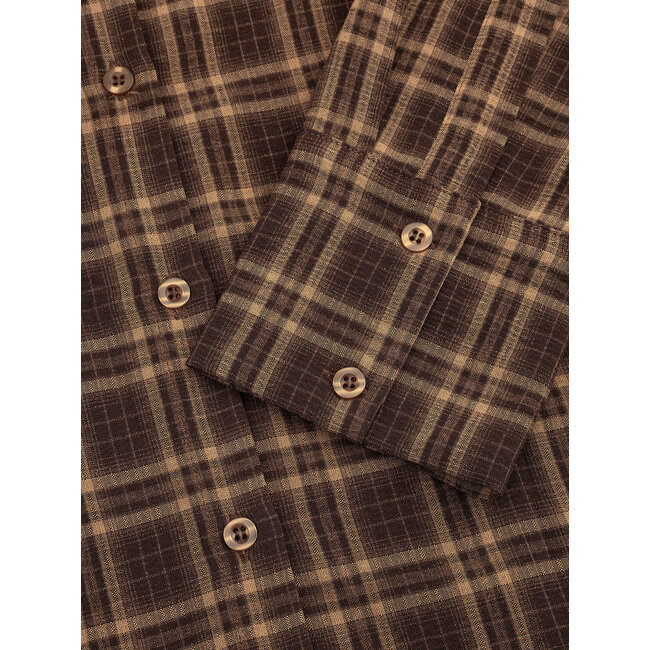 Ydence blouse isa brown check