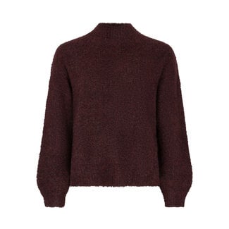 Ydence knitted sweater brielle plum