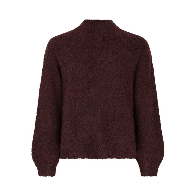 Ydence knitted sweater brielle plum