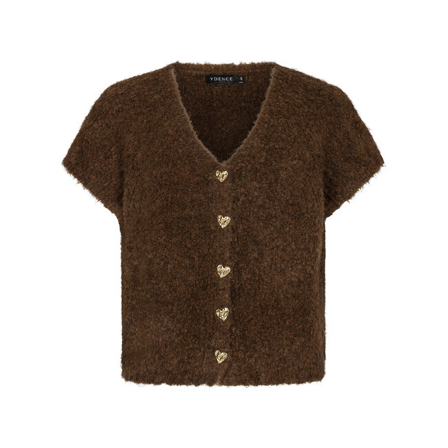 Ydence knitted cardigan rochelle brown