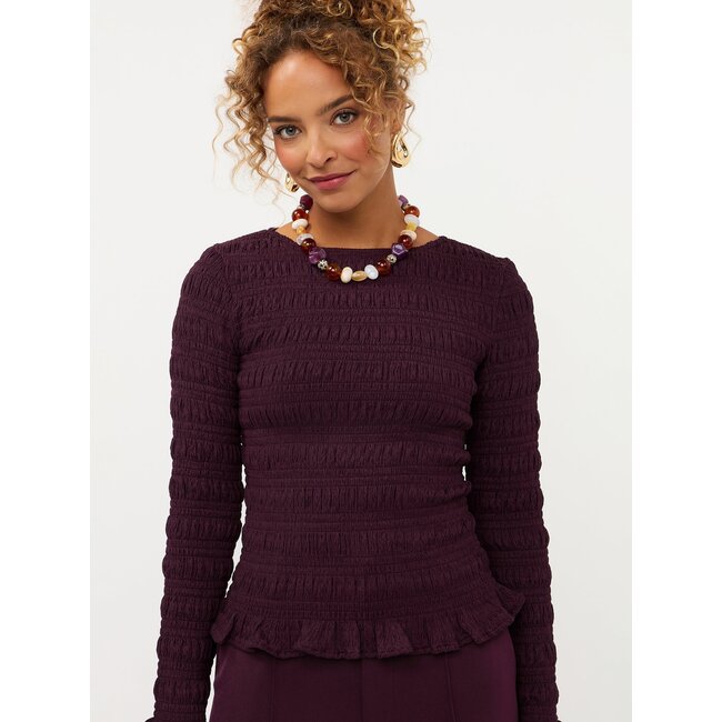 Ydence top sonia plum
