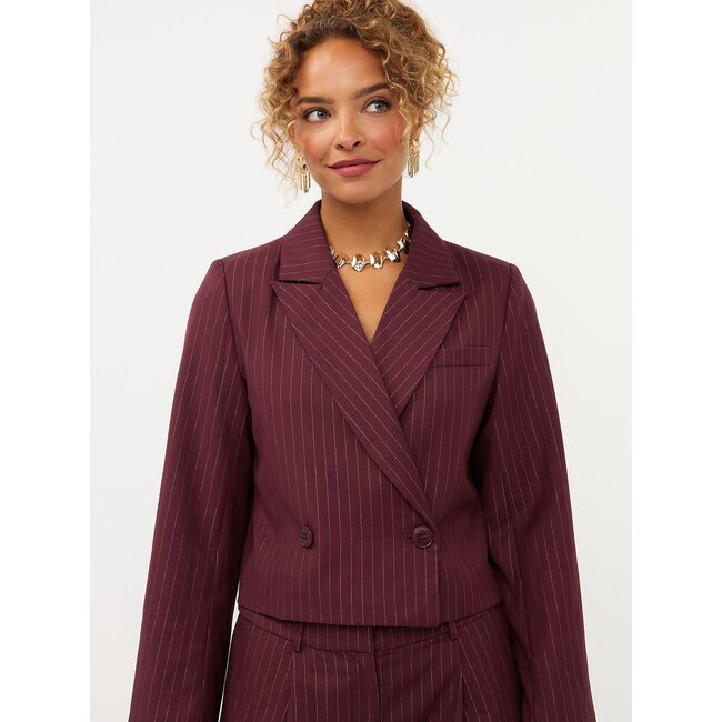 Ydence blazer ilonka burgundy