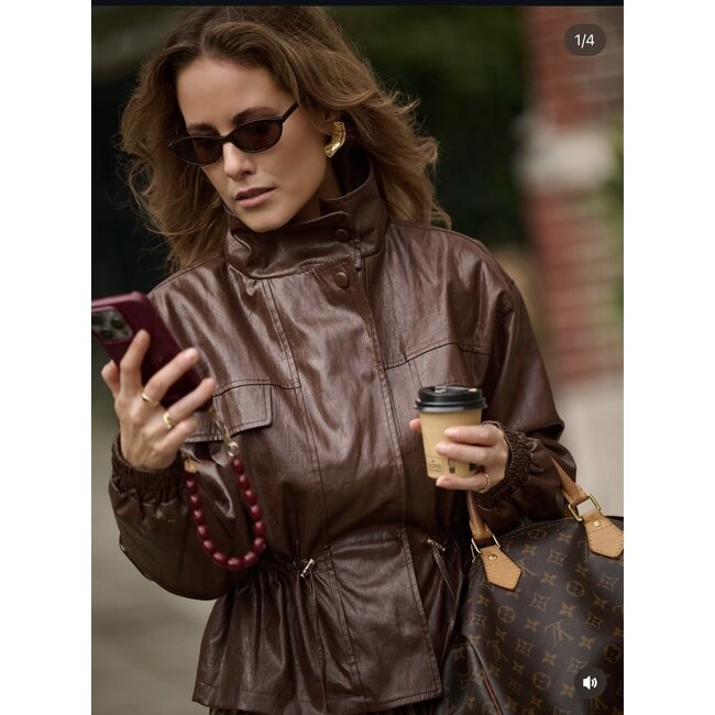 Ydence jacket indy red brown