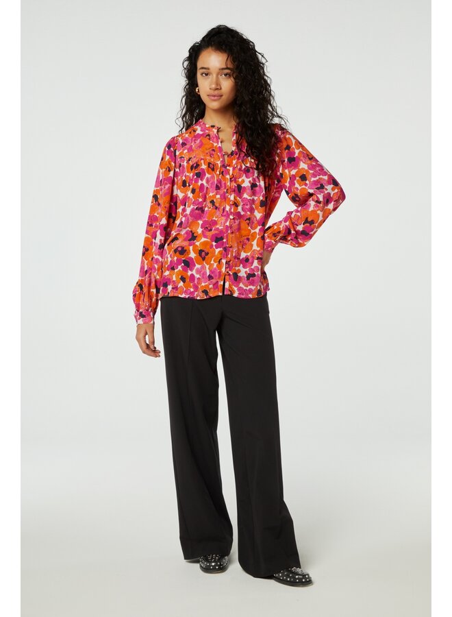Fabienne Chapot blouse met print multicolor