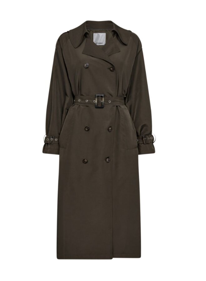 Co'Couture trenchcoat groen