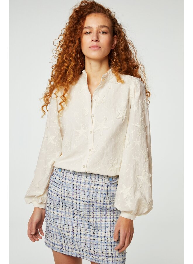 Fabienne Chapot blouse met borduursels