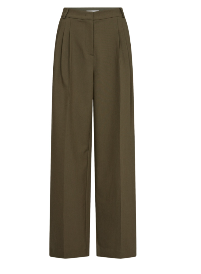 Co'Couture wide leg pantalon army