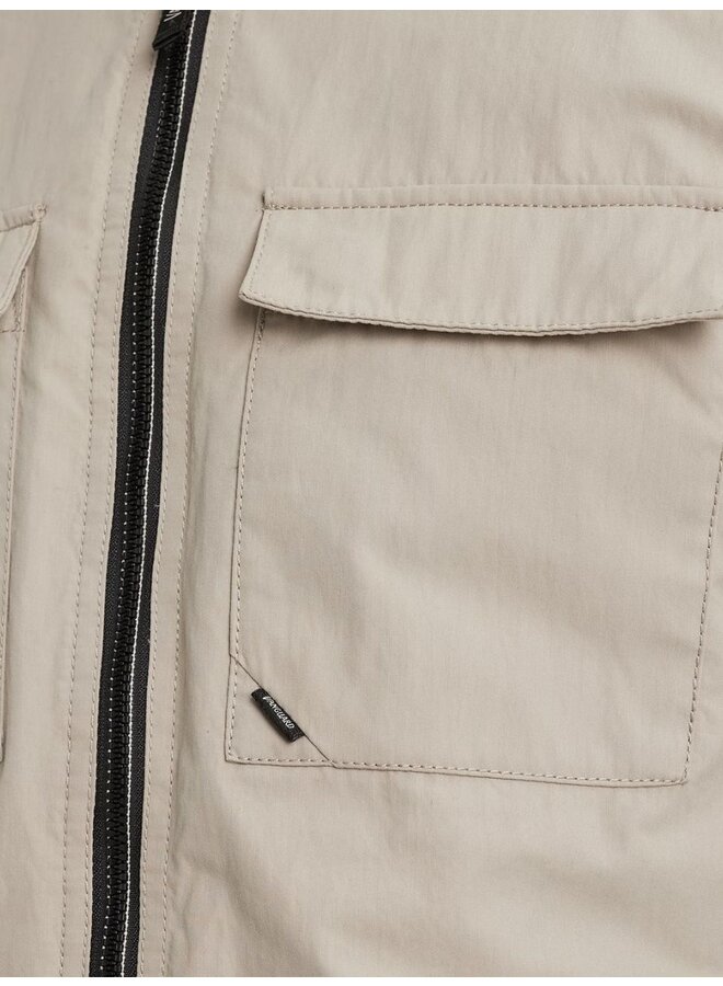 Vanguard jas met waterafstotende finish grijs
