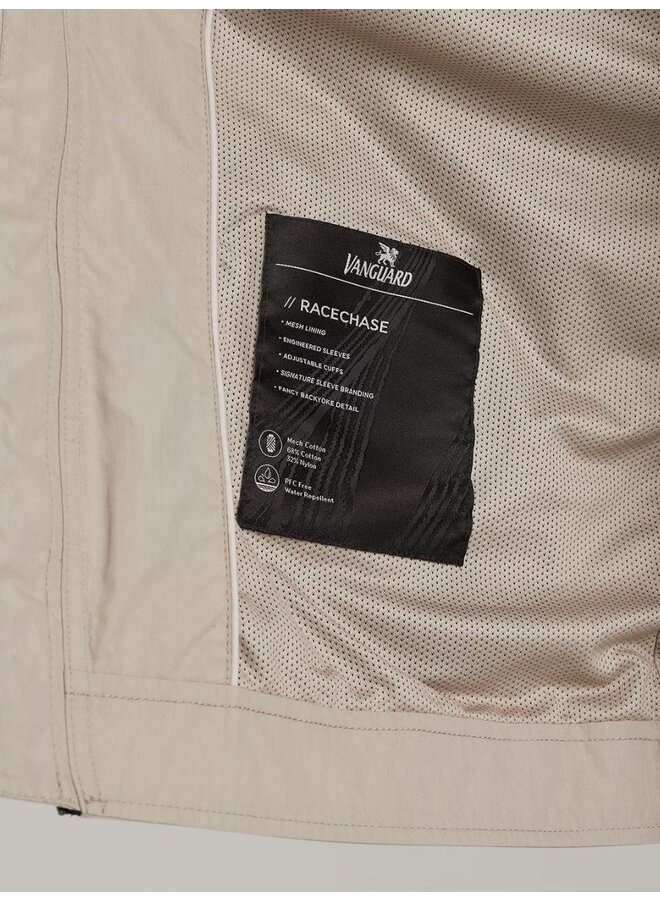 Vanguard jas met waterafstotende finish grijs