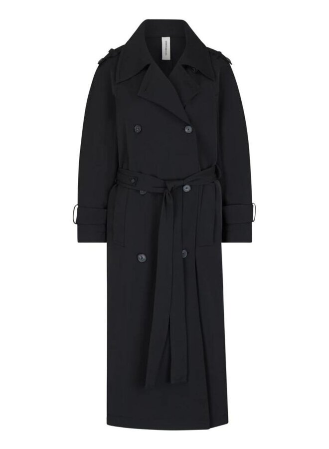 Drykorn trenchcoat zwart