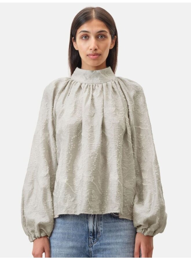 Drykorn boho blouse met opstaande kraag