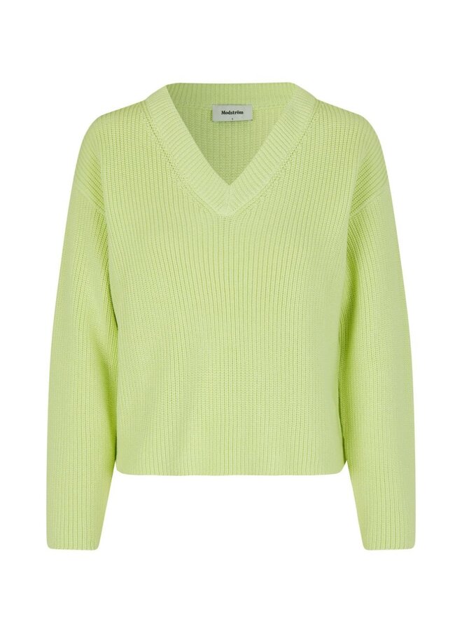 Modström pullover lime