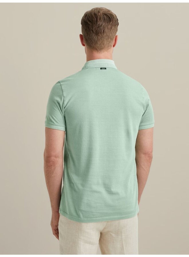 Vanguard polo garment-dye groen