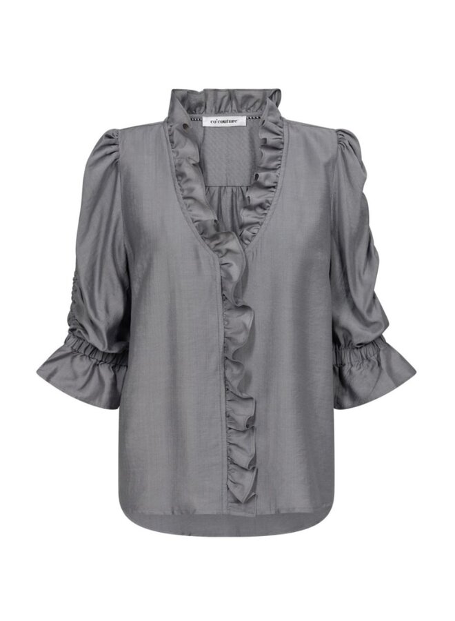 Co'Couture blouse Hera grijs