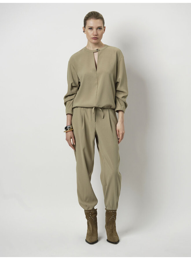 Dante 6 v-neck top taupe