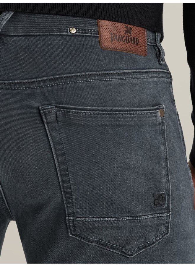 Vanguard V12 slim fit jeans donkergrijs L32